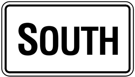 south